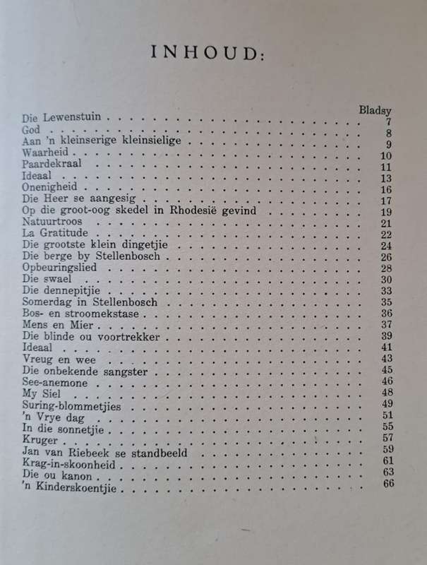 Die lewenstuin Enander Gedigte - Jan F. E. Celliers (hard cover with no dj)