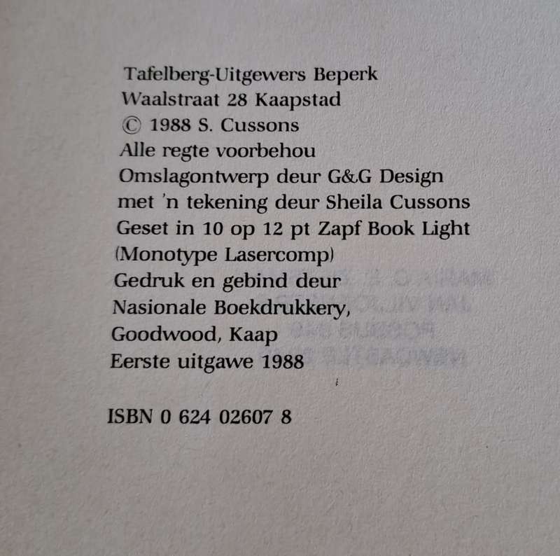 Die Heilige Modder - Sheila Cussons (hard cover with dj)