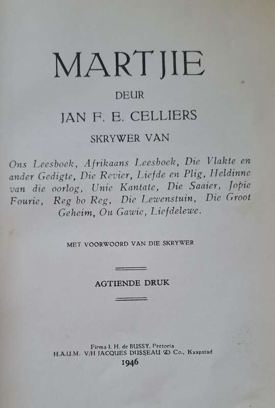 Marietjie - Jan F.E. Celliers (hard cover with no dj)