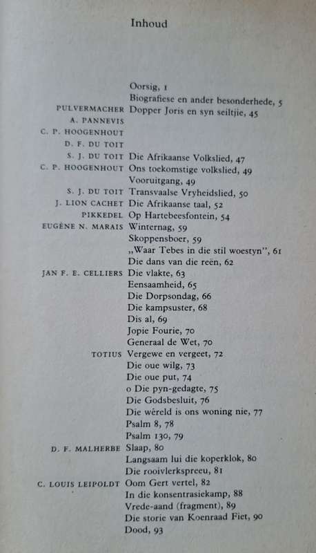 Senior Verseboek D.J. Opperman (hardcover with no dj)