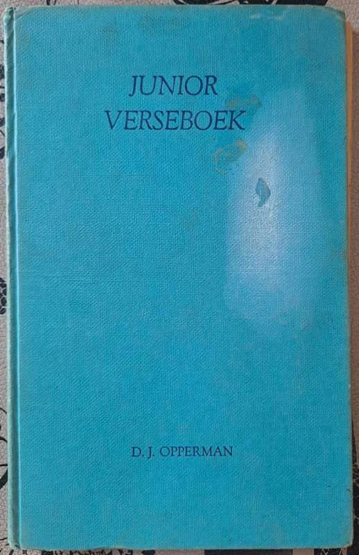 Junior verseboek - D.J. Opperman (hardcover)
