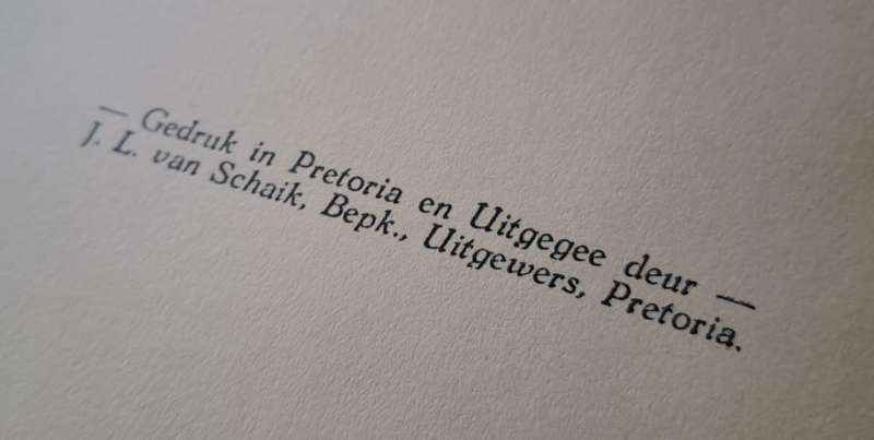 Deining - C.M. Van den Heever (hard cover with no dj)