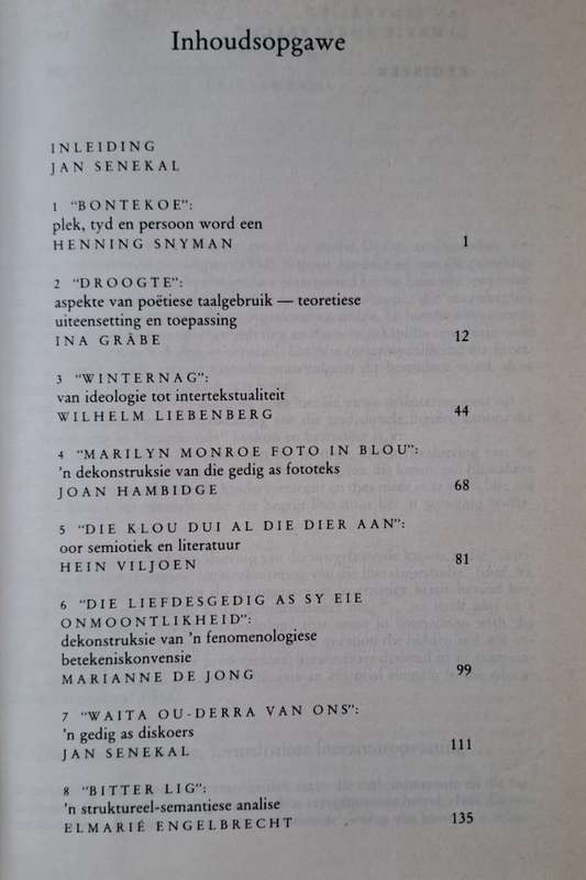 Teks - Leser - Konteks - Jan senekal (hard cover with no dj)