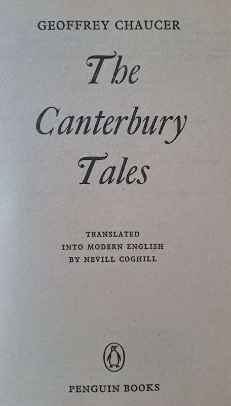 The Canterbury Tales - Geoffrey Chaucer (paperback)