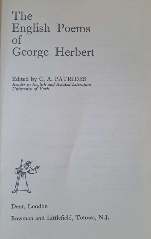 The English Poems of George Herbert (paperback)