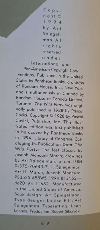 The wild party - Joseph Moncure March (paperback)