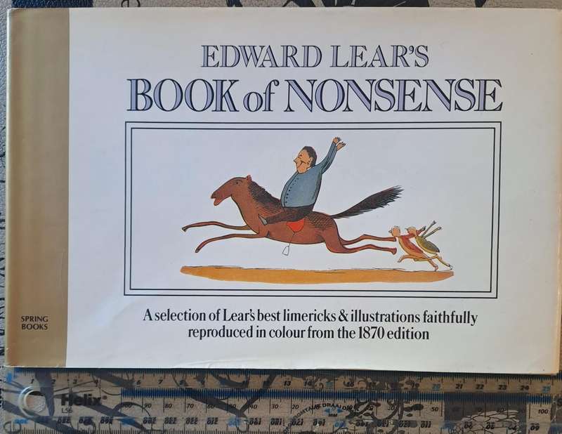 Book of Nonsense - Edward Lear's (hard cover with dj)