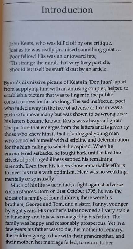 The sayings of John Keats (paperback)