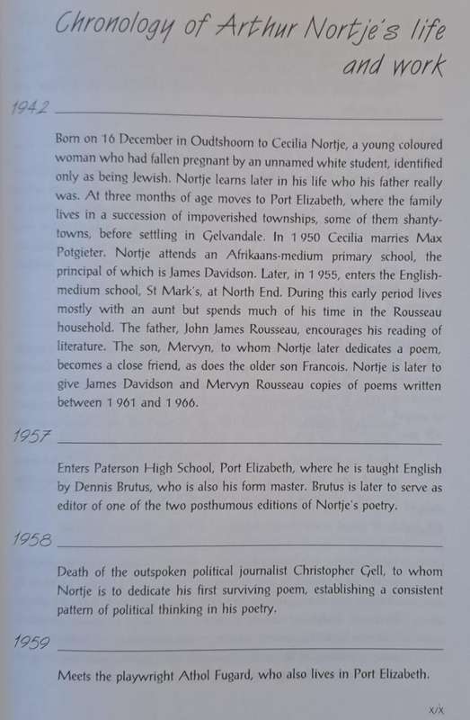 Anatomy of Dark: Collected Poems - Arthur Nortje (paperback)