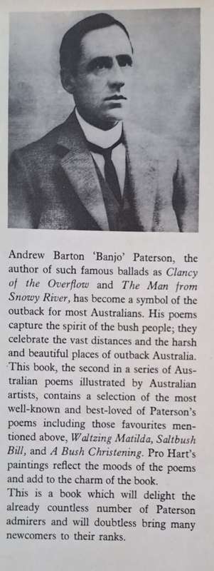 Poems of Banjo Paterson (hard cover with dj)
