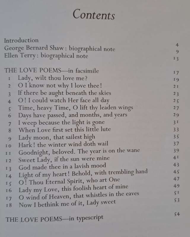 Lady, Wilt Thou Love Me? - George Bernard Shaw (hard cover with dj)
