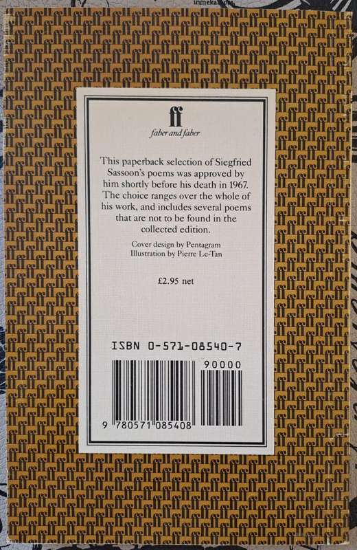 Selected Poems - Siegfried Sassoon (paperback)