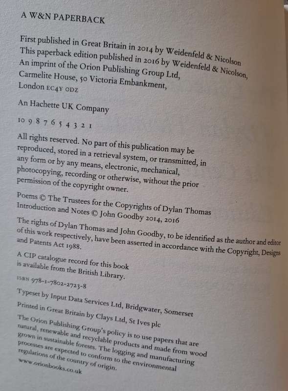 The Collected Poems of Dylan Thomas (paperback)