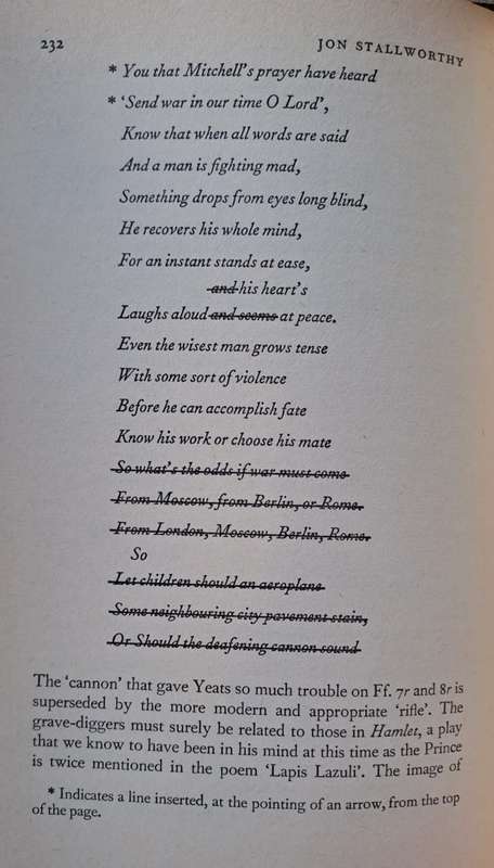 Yeast: Last Poems - Jon Stallworthy (paperback)