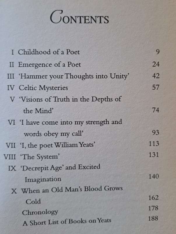 W. B. Yeats - David Ross (hard cover with dj)