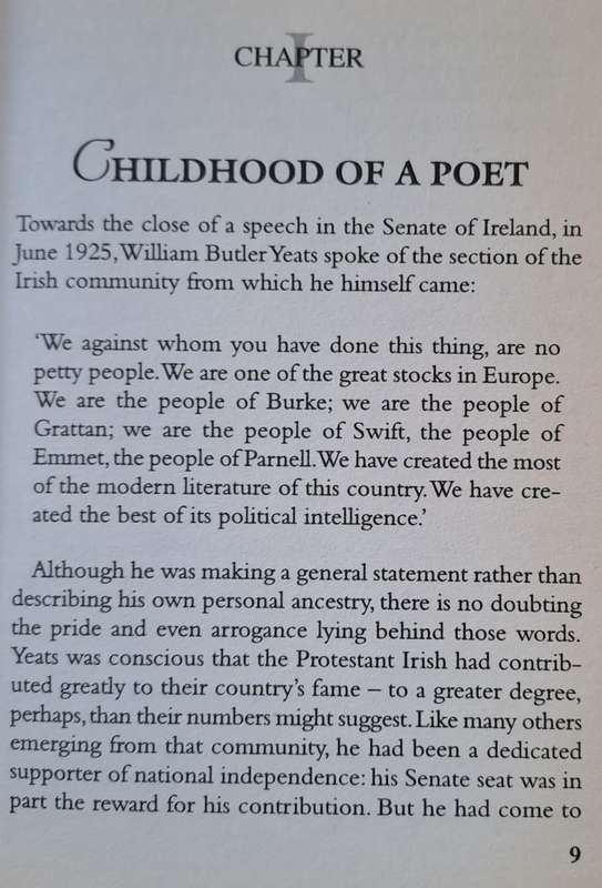W. B. Yeats - David Ross (hard cover with dj)