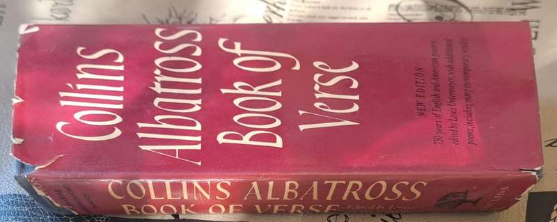 Collins Albatross book of verse (hard cover with dj)