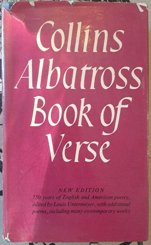 Collins Albatross book of verse (hard cover with dj)