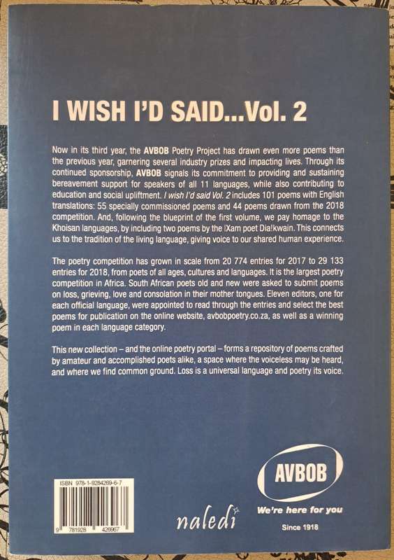 I wish id said...Vol.2 - Johann de Lange (paperback)