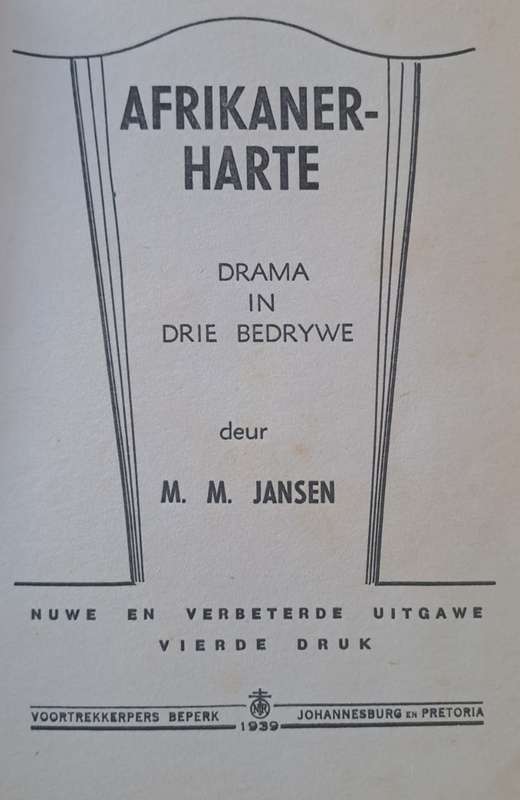 Afrikanerharte - Mev. M. M. Jansen (Paperback)