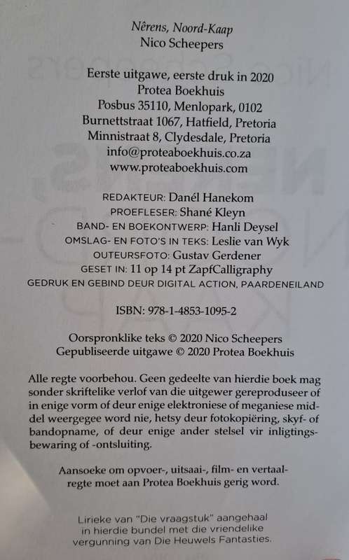 Nerens, Noord- Kaap - Nico Scheepers (Paperback)