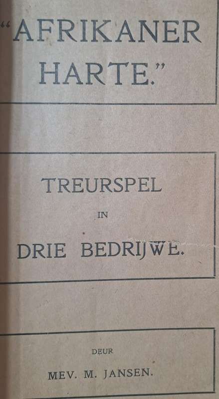 Afrikaner Harte - Mev. M. Jansen (paperback)