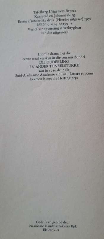 Ousus - H. A. Fagan (paperback)