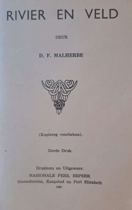 Rivier en Veld - D. F. Malherbe (paperback)