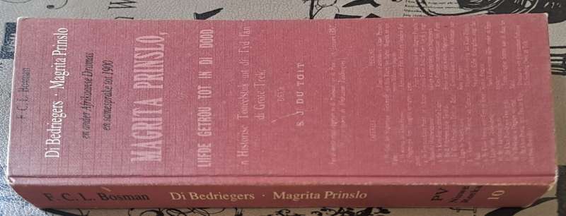 Di Besreigers, Magrita Prinslo - DR. F. C. L. Bosman (hard cover with no dj)