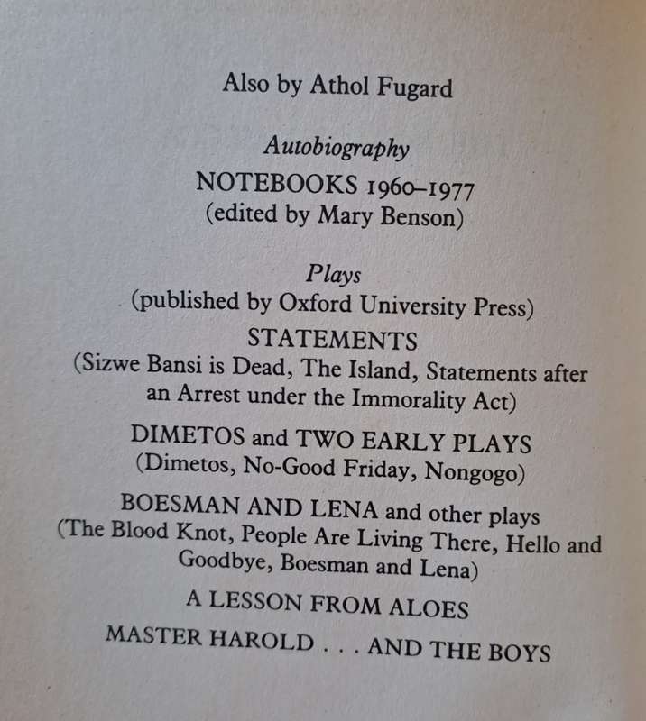 The Road to Mecca - Athol Fugard (paperback)