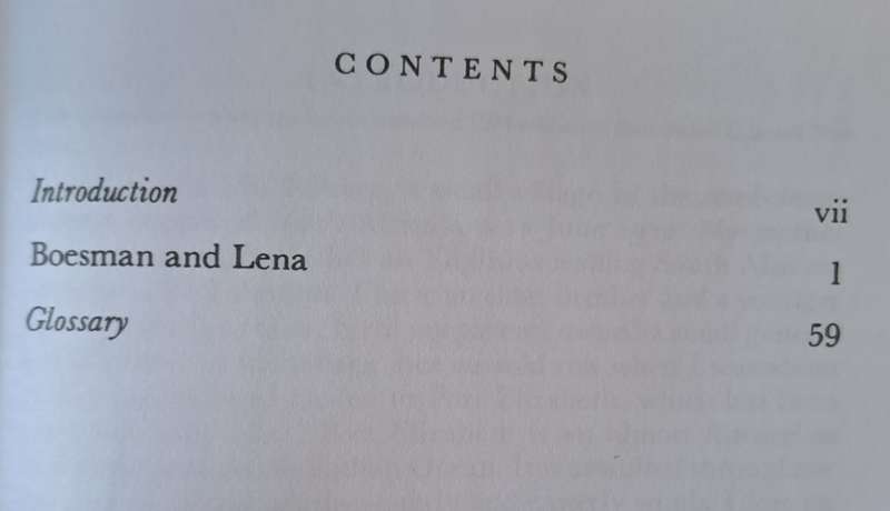 Boesman and Lena - Athol Fugard (paperback)