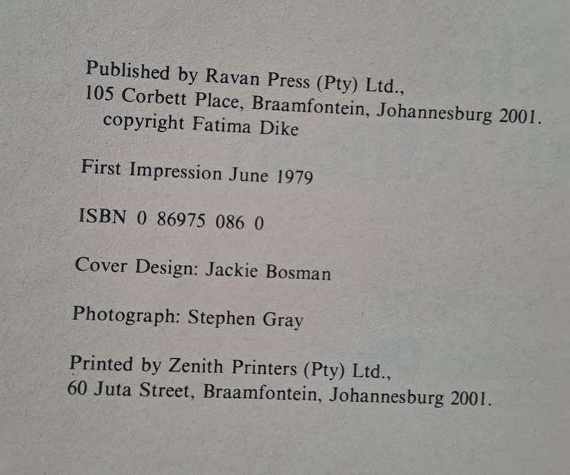 The first South African - Fatima Dike (paperback)
