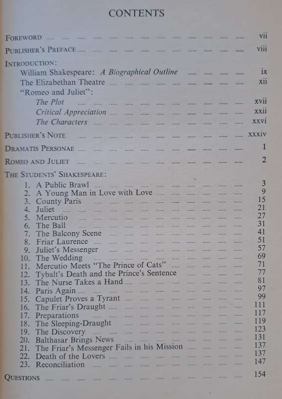 The students' Shakespeare Romeo and Juliet - P. De Munnik (hard cover)