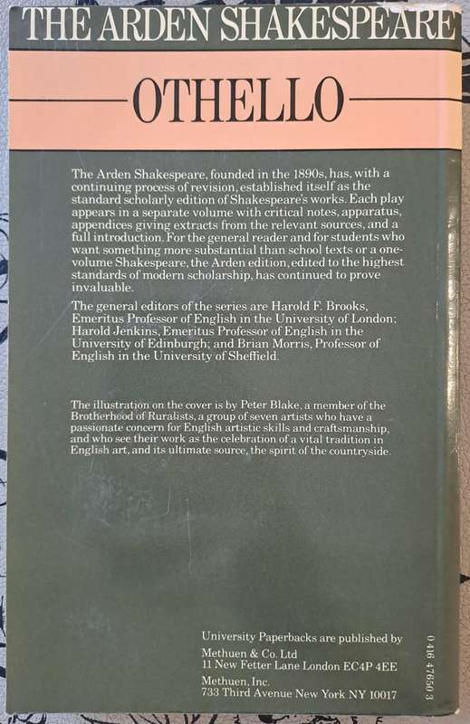 Othello - M. R. Ridley (paperback)