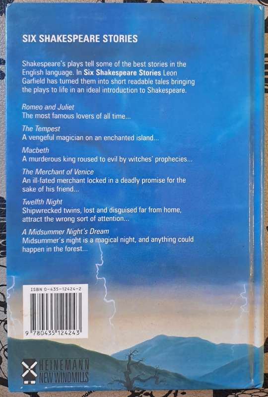 Six Shakespeare Stories - Leon Garfield (hard cover)