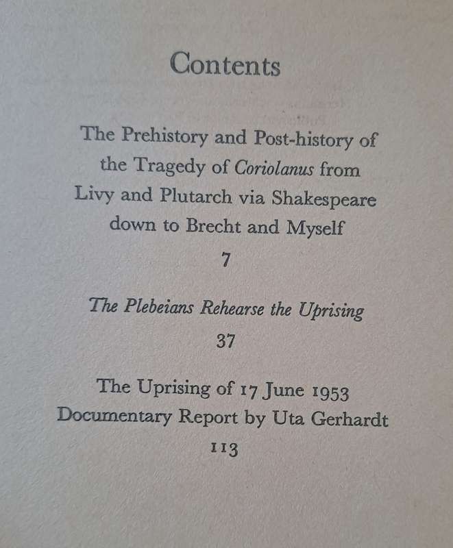 The Plebeians Rehearse the Uprising - Gunter Grass (paperback)