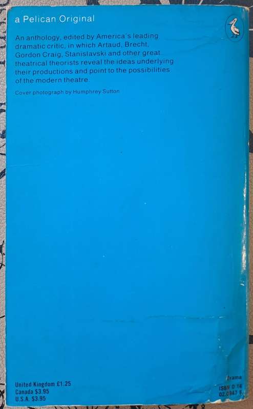 The Theory of the Modern Stage - Eric Bentley (paperback)