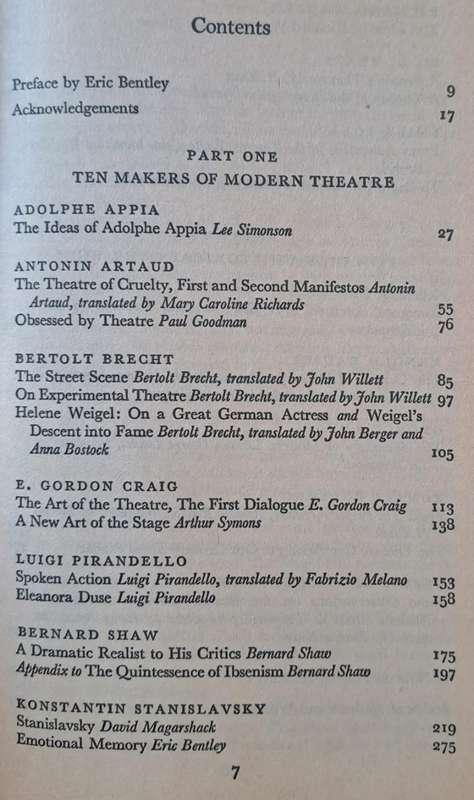 The Theory of the Modern Stage - Eric Bentley (paperback)