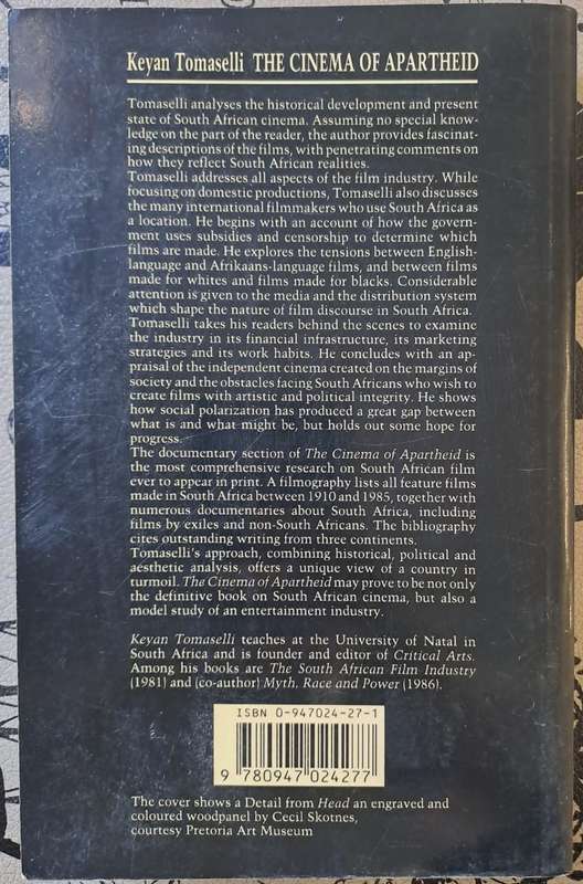 The cinema of apartheid - Keyan Tomaselli (paperback)