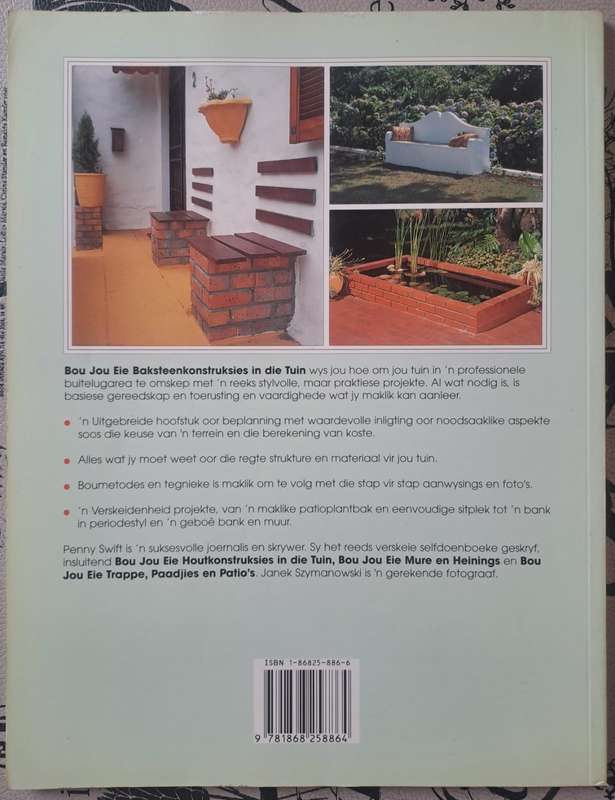 Bou jou eie baksteenkonstruksies in die tuin - Penny Swift & Janek Szymanowski (paperback)