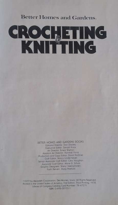 Crocheting & knitting - Meredith (hard cover with no dj)