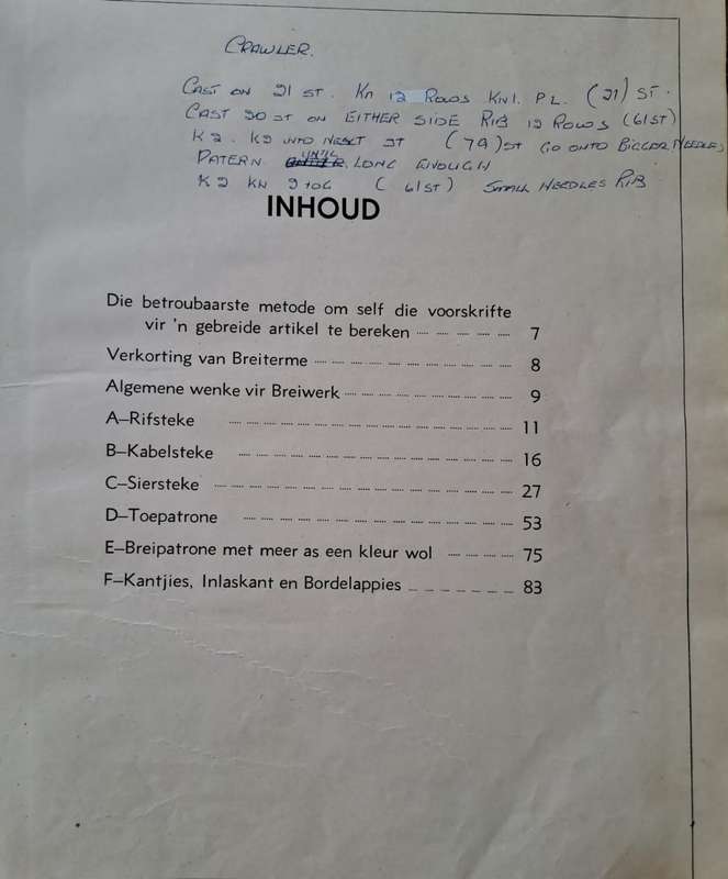 Breiboek - Mev. E. E. Visser (hard cover with no dj)