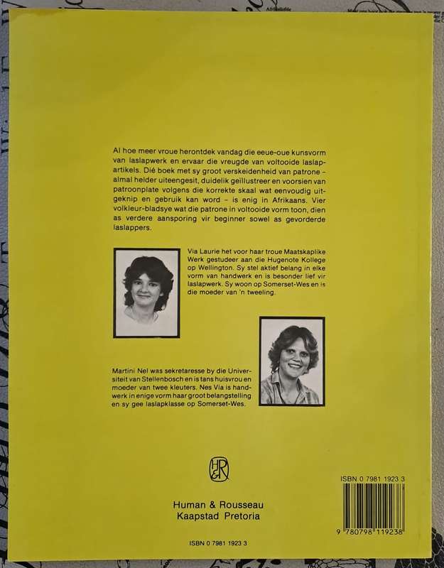 Patroonboek vir laslapwerk - Via Laurie & Martini Nel (paperback)