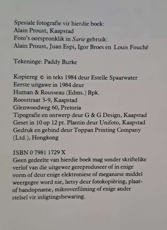 Binneversiering in Suid Afrika - Estelle Spaarwater (hard cover with dj)
