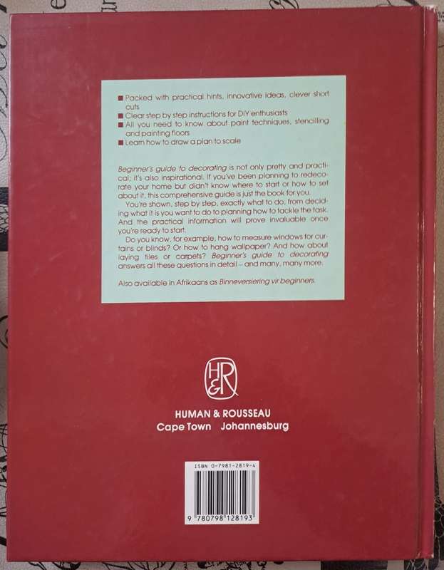 Beginner's guide to decorating - Jocasta Innes & Jill Blake (hard cover with no dj)
