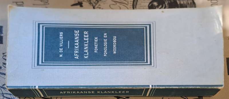 Afrikaanse Klankleer - M. de Villiers (paperback)