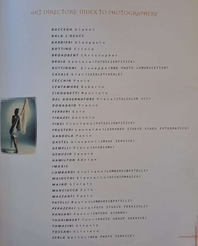 Art directors Index to photographer's 24 (hard cover with no dj)