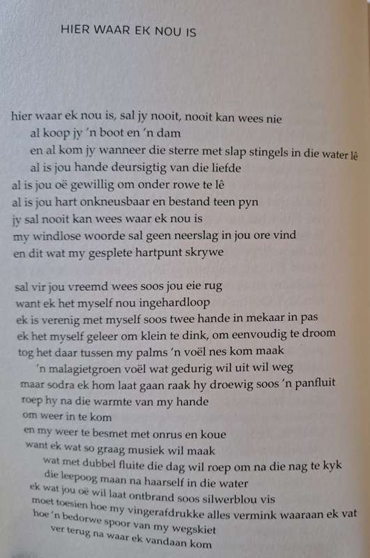 Hier waar ek nou is - Matty Strydom (paperback)
