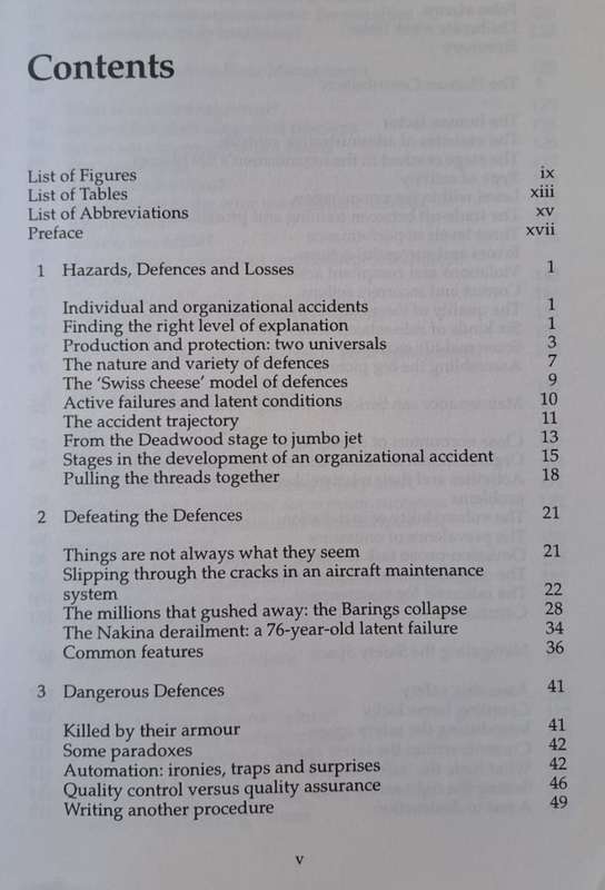 Managing the risks of organizational accidents - James Reason (paperback)