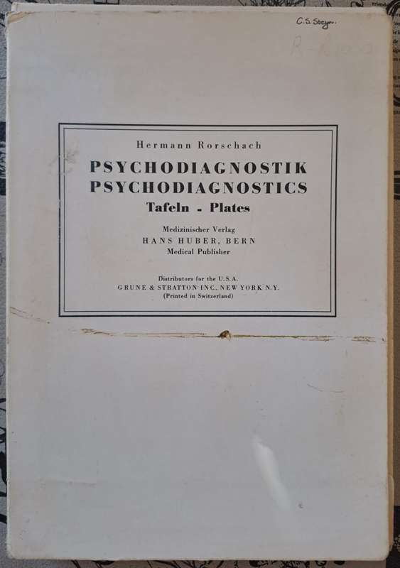 Psychodiagnostik - Hermann Rorschach (paperback)